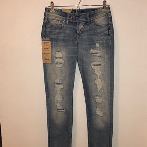 Women’s silver jeans